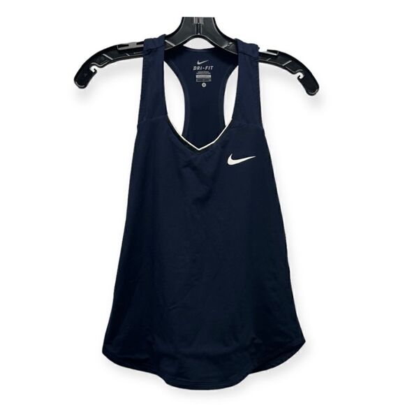 Nike Dri-fit Navy Racerback Tank, NWOT, Small - Picture 1 of 3